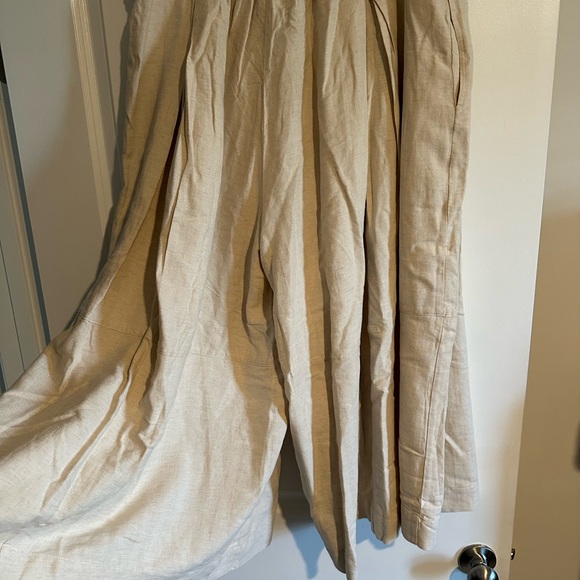 Oli & Hali Pleated Tie Waist Pants - XL - Picture 3 of 4